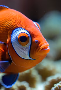 Clownfish Close-Up Clownfish Close-Up