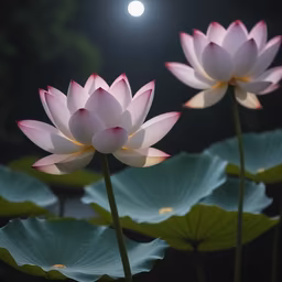 Lotus at Night