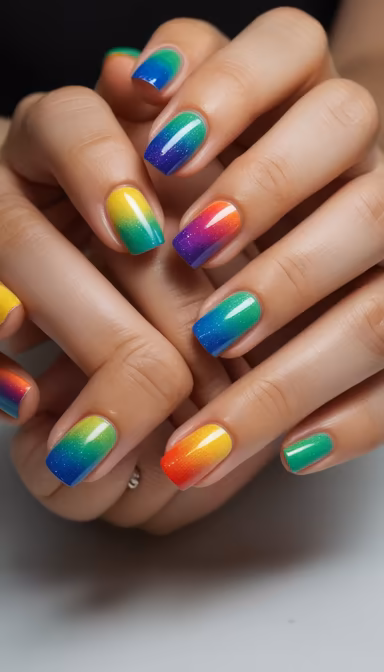 Rainbow Nails Rainbow Nails