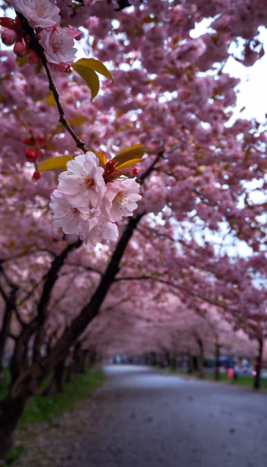Cherry Blossom Path Cherry Blossom Path