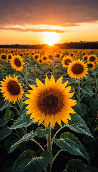 Sunflower Sunset Sunflower Sunset