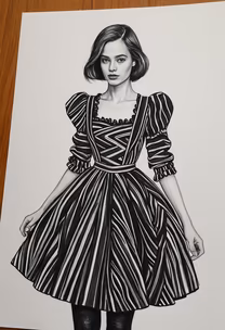 Striped Elegance Striped Elegance