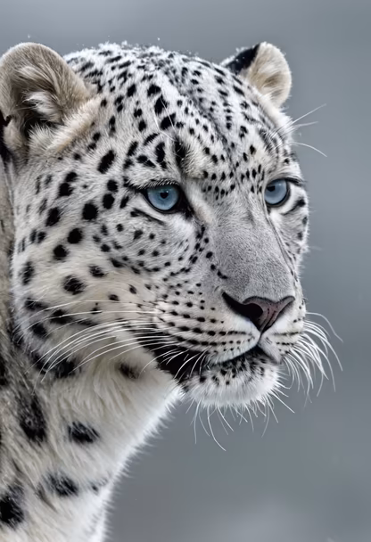 Snow Leopard Stare