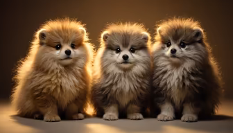 Pomeranian Trio Pomeranian Trio