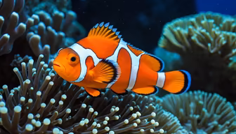 Clownfish in Coral Reef Clownfish in Coral Reef
