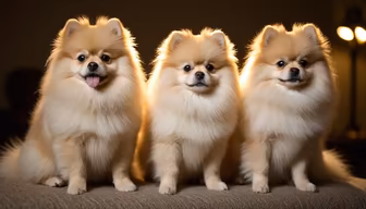 Pomeranian Trio
