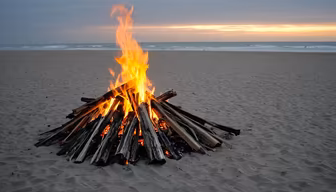 Beach Bonfire Beach Bonfire