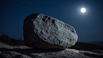 Moonlit Boulder Moonlit Boulder
