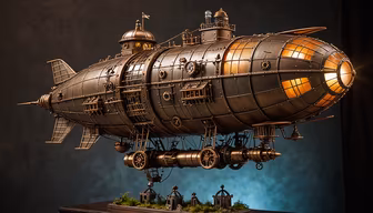Steampunk Airship Steampunk Airship