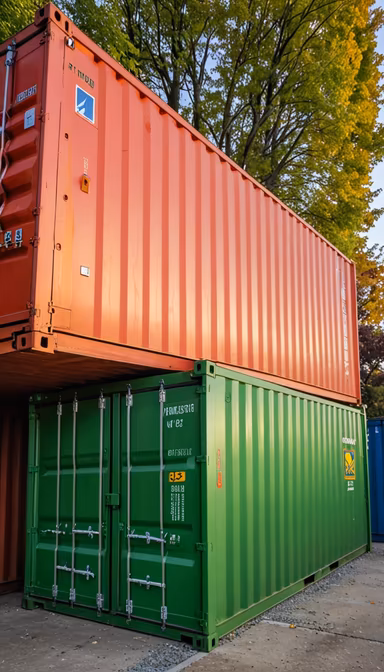 Stacked Containers Stacked Containers