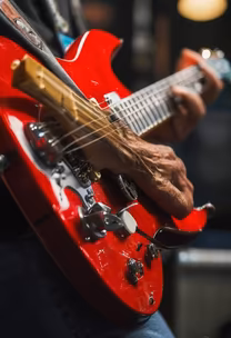 Red Electric Guitar