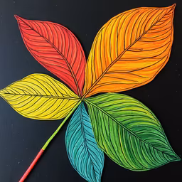 Colorful Leaf