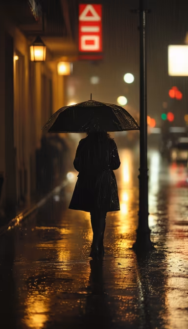 Rainy Night Wanderer Rainy Night Wanderer