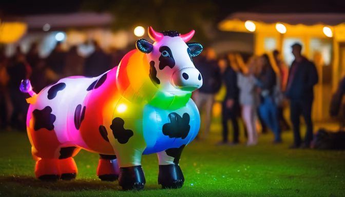 Rainbow Cow