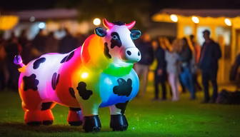 Rainbow Cow Rainbow Cow