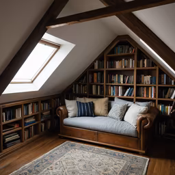 Attic Library Nook Attic Library Nook