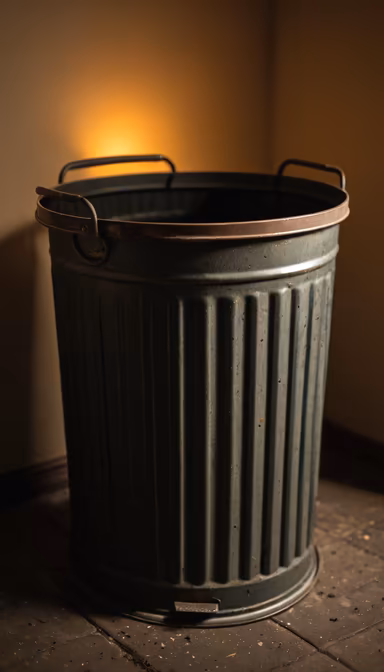 Vintage Trash Can Vintage Trash Can