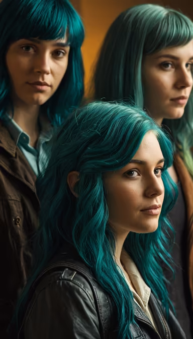 Teal Tresses