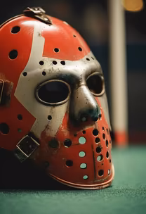 Vintage Goalie Mask