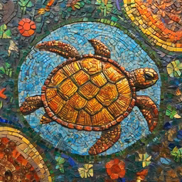 Sea Turtle Mosaic