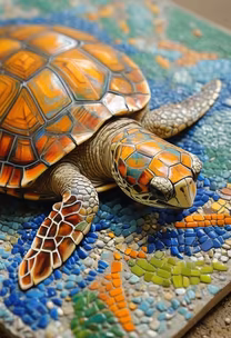 Mosaic Turtle Mosaic Turtle