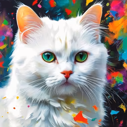 Colorful Cat