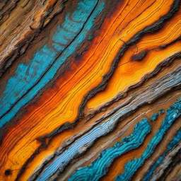 Painted Wood Grain Painted Wood Grain