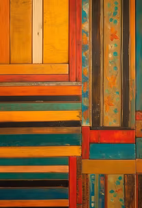 Colorful Woodwork Colorful Woodwork