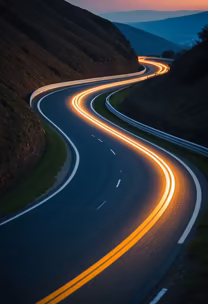 Mountain Pass at Dusk Mountain Pass at Dusk