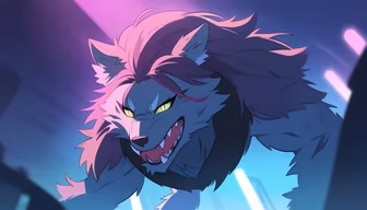 Cyberpunk Werewolf