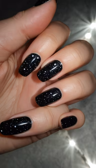 Starry Night Nails