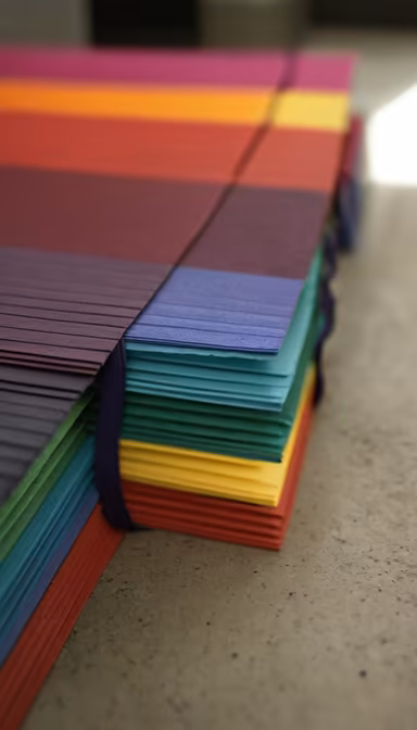 Rainbow Paper Stack Rainbow Paper Stack