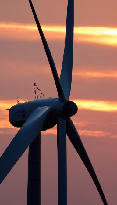 Sunset Wind Turbine Sunset Wind Turbine