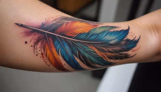 Feathered Ink