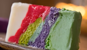Rainbow Dessert Slice Rainbow Dessert Slice
