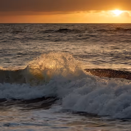 Golden Hour Waves