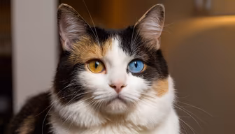 Heterochromia Cat
