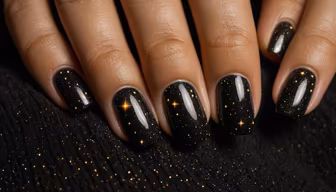 Starry Night Nails