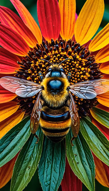 Bee on a Flower