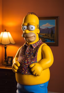 Homer's New Look Homer's New Look