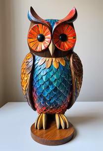 Wooden Owl Wooden Owl