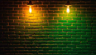 Green Brick Wall Green Brick Wall