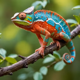 Chameleon on a Branch