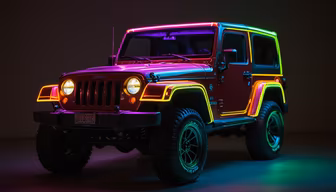 Cyberpunk Jeep Cyberpunk Jeep