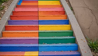Rainbow Steps Rainbow Steps