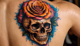 Skull and Rose Skull and Rose