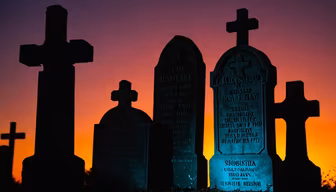 Graveyard at Dusk Graveyard at Dusk