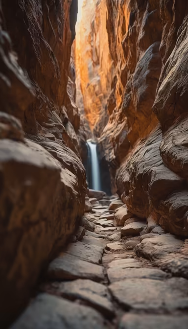 Canyon's Hidden Waterfall