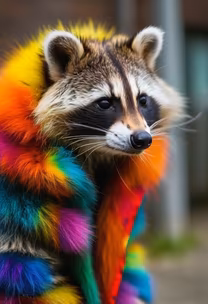 Rainbow Raccoon Rainbow Raccoon