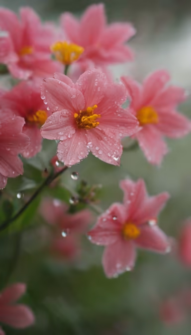 Pink Raindrops Pink Raindrops